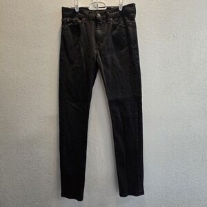 Levi's 510 Skinny Jeans Men's Size 32x34 Black Denim Stretch Classic‎ Casual